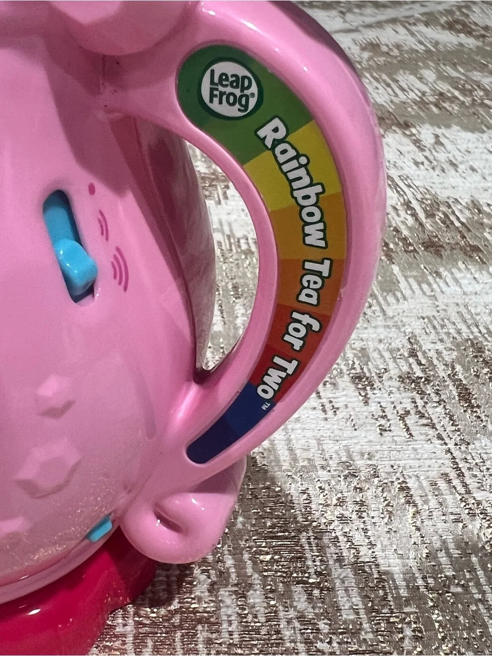 LeapFrog Rainbow Tea for Two Interactive Pink Electronic Teapot Toy